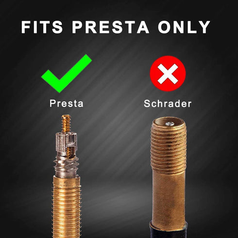 Bike Presta Valve Stem Caps Aluminum Anodized Bike Tire Caps Air Dust Stem Covers-Used on Presta/French Valves for MTB Mountain Road Bike, Hybrid ...