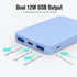 VANYUST S22 Portable Charger, 5000mAh Mini Power Bank 3-Port Output (USB-C in&Out) Fast Charging, External Battery Pack Compatible for iPhone 14/1...