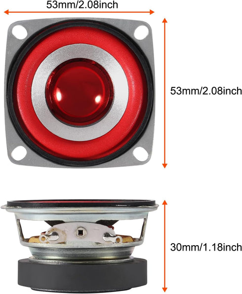 4pcs 4Ohm 5W Full Range Audio Speaker Stereo Woofer Loudspeaker for Arduino Replacement (4pcs)...