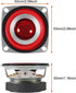 4pcs 4Ohm 5W Full Range Audio Speaker Stereo Woofer Loudspeaker for Arduino Replacement (4pcs)...