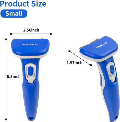 Upgraded Pet Self Cleaning Curved Deshedding Tool, Effectively Reduces Shedding by Up to 95%, Professional Grooming Brush for Small Dogs, Cats and...