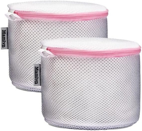 Mesh Bra Bags for Washing Machine, Lingerie wash Bags for Laundry (set of 2)...