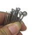 ?????? ???? 13 Pcs Ball Shape Diamond Burr - 3/32'' Shank Diamond Mounted Round Ball Burs Stone Carving Bits for Rotary Tools includes Dremel...