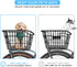 Dog Seat Belt for Bike Basket, Retractable Bicycle Dog Seatbelt, Elastic Pet Safety Leash Harness for Cat, Dog Leash Extension Attachment Shock Ab...