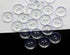 GANSSIA 20mm(13/16 Inch) Resin Clear Buttons with 2 Holes,Transparent Button for Shirt Sewing Scrapbooking DIY Project,Pack of 100pcs...