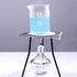 150ml Alcohol Burner Lamp Glass Lab Bunsen Burners for Lab Equipment Heating with 5 Replacement Wicks and 3 Funnel...