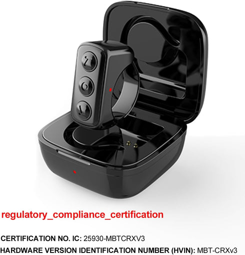 Remote Control for TikTok, Page Turner for Kindle App, Bluetooth Camera Video Recording Remote, Scrolling Ring for TIK Tok, iPhone, iPad, iOS, And...