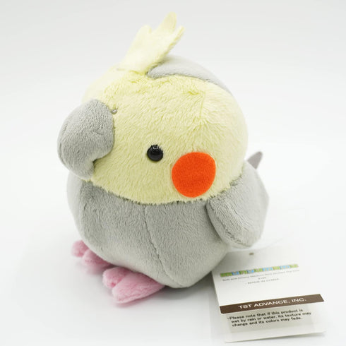 Soft and Downy Medium Bird Stuffed Toy Doll (Cockatiel Grey/M size?...