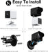 Gcioii Mount for All-New Wyze Cam V3,Weatherproof Protective Silicone Skin Cover and 360 Degree Adjustable Wall Mount Accessories for WYZE Cam V3 ...