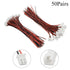 XINGYHENG 100Pcs (50Pairs) 2.54mm 2PIN Female and Male Connecting Plug with Red Black Terminal Connector Wire Cable Compatible with JST-XHP 200mm...