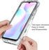 Case for Redmi 9A M2006C3LG/Redmi 9i M2006C3LII Case with Tempered-Glass Screen Protector, Clear Butterfly Pattern Full Body Protective Phone Cove...