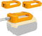 2 Pack USB Charger Adapter for Dewalt 20V Battery with USB & Type-C Fast Charging Interface USB Charger (Adapter Only)...