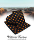 Vittorio Farina Premium Satin Polka Dot Necktie & Pocket Square Set for Men - Matching Men's Tie Set...