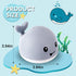 2024 Upgraded Baby Bath Toys, Rechargeable Light Up Bath Toys for Kids 1-3 Babies 6-12 12-18 Months, Whale Sprinkler Spray Fountain Water Pool Bat...