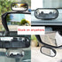Blind Spot Mirrors adjustable Rearview Mirror Baby Car Mirrors,Strong Adhesive HD Glass Convex,stick on Side mirror or inner mirror or anywhere el...