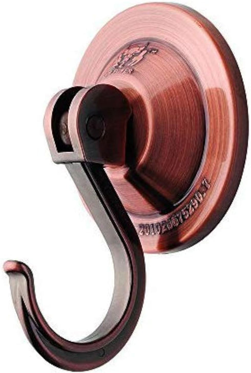 Suction Cup Hooks, 4-Pack Vacuum Wreath Hangers for Flat Smooth Wall Surface, Copper...