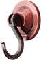 Suction Cup Hooks, 4-Pack Vacuum Wreath Hangers for Flat Smooth Wall Surface, Copper...