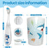 Lily's Home Kids Flashing Timer Toothbrush kids with Soft Bristles, Rising Cup & Cover - Fun 2-Min Light-Up Brushing for Children - Toddler Toothb...