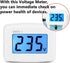 Diyeeni 1Pcs Plugin LCD Digital AC 80300V Voltmeter DM551 110V/220V Household Electrical Instruments Voltage Testers for US Plug...