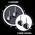 King's Brand Heavy Duty Caster Wheels for Bed Frame ~Set of 4~ (2 Locking & 2 None Locking)...