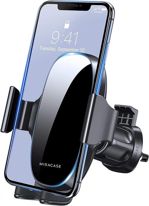 Miracase Upgraded-2nd Generation Universal Phone Holders for Your Car, 3 in 1 Air Vent Car Phone Holder Mount Compatible with iPhone 16/15/14/13/1...