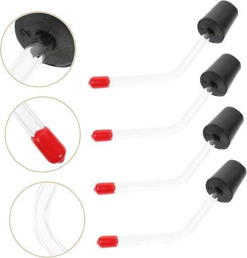 4pcs Hummingbird Water Feeder Pet Accessories Water Feeder Outdoor Pet Water Dispenser Birds Feeding Port Perky Pet Hummingbird Feeder Hummingbird...