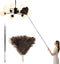 Ostrich Feather Duster Pole up to 72Inch,Extendable Feather Duster Used for Home Cleaning Ceilings Furniture Fans...