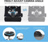 RAUBAY Monitor Top Camera Mount Clamp, Hanging Webcam Stand with 1/4" Screw, for Live Stream, Video Conferencing, YouTube, TikTok, etc. CM-01...