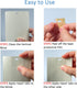60 PCS Vertical Blind Repair Tabs Kit Clear Fixer Verticle Blinds Snap in Replacement Slats Parts Panels...