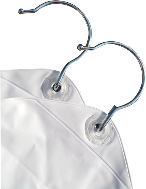 NewFerU Inflatable Hanger Travel X 4, White Round Shoulder, Portable Folding Clothes Drying Rack with Metal Hook, Space Saving Coat Storage Set No...