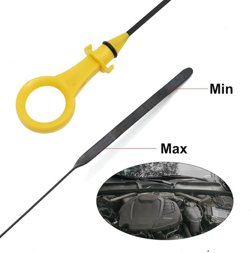 06H-115-611E Engine Oil Dipstick Replacement for Audi A4 A5 2.0T Oil Level Indicator Dipstick...