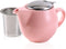 Small Ceramic Teapot With Stainless Steel Infuser For Loose Tea And Blooming Tea, Heat Resistant Ceramic Tea Pot And Tea Kettle, Perfect Tea Maker...