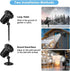 Snow Projector Lights, Christmas Snowflake Night Projection Lamp, IP65 Waterproof Outdoor LED Snow Spotlight for Halloween Holiday Party Home Deco...