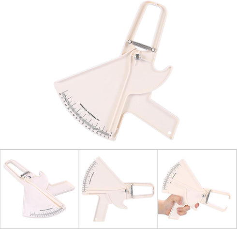 Body Fat Calipers, Skinfold Caliper 0-80MM Fat Measuring Test Slim Skinfold Caliper Fat Measure Tester Handheld BMI Measuring Tool for Men Women M...