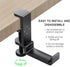 all aluminum foldable headphone holder for desk, headphone hook for desk,backpack hook for desk,space save universal headphone stand for gaming PC...