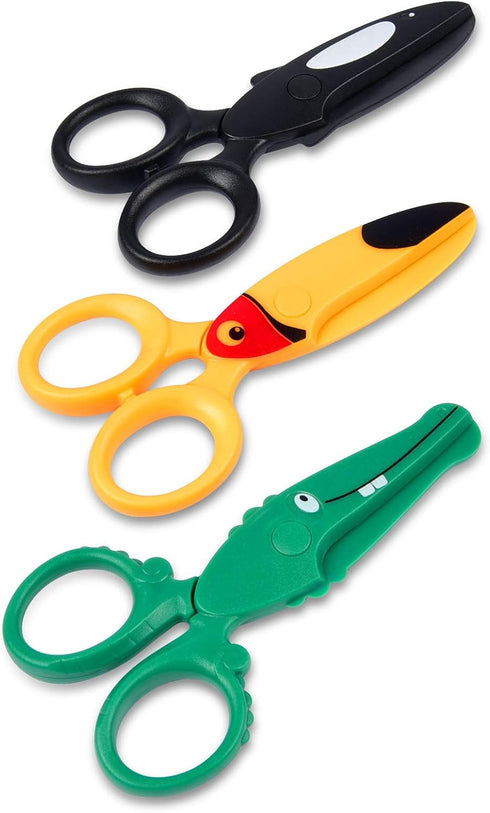 Kids Scissors, Sopito 3PCS 4.7" Toddler Scissors Children Safety Scissors for Kid Ages 2-4, Blunt Tip Preschool Training Art Craft Scissors...