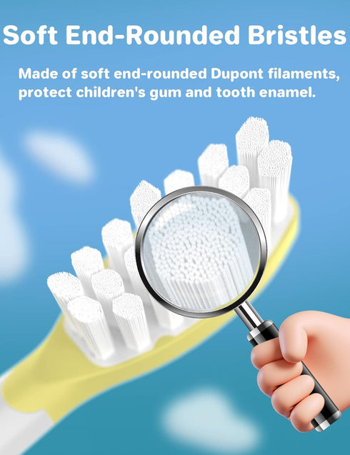 FutulkyUS Kids Replacement Brush Heads for Philips Sonicare: Electric Soft Toothbrush Head Compitable with 4100, Standard Head for Boy Girl Over 7...