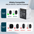 LCLEBM 1-Packs Rechargeable Batteries for Arlo Pro, Arlo Pro 2, 7.2V Upgraded 3000mAh Li-ion Replacement Camera Battery Packs VMA4400 A-1 A-1B A-1...