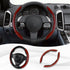 Steering Wheel Cover, Segmented Steering Wheel Protector, Carbon Fiber Anti-Slip and Durable Butterfly Cover, Universal Car Interior Accessories F...