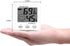 Digital Thermometer Indoor Hygrometer Humidity Meter Room Temperature Monitor Large LCD Display Max/Min Records for Home Car Office White by SoeKoa