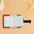 Italia-Italy Italian Flag Luggage Tag Suitcase Carry-On ID Bag Label Travel Accessories Baggage Name Tag - 1 pack...