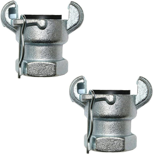 Interstate Pneumatics CU-850 3/4 Inch Female NPT Straight Through Jack Hammer Coupler-Pack of 2...