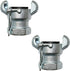 Interstate Pneumatics CU-850 3/4 Inch Female NPT Straight Through Jack Hammer Coupler-Pack of 2...