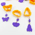 Christmas Polymer Clay Cutters kit, 25pcs Christmas Shapes Clay Earring Cutters with Earring Cards for Polymer Clay Earring Small Christmas Tree C...