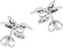 AeraVida Adorable Little Hummingbird in Flight .925 Sterling Silver Earrings | Nature-Inspired Sterling Silver Earrings for Women | Bird-Themed Je...