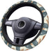 Foruidea Desert Leaf Car Steering Wheel Cover Neoprene Automotive Steering Wheel Cover Anti Slip and Sweat Absorption Auto Car Wrap Cover Fit Most...