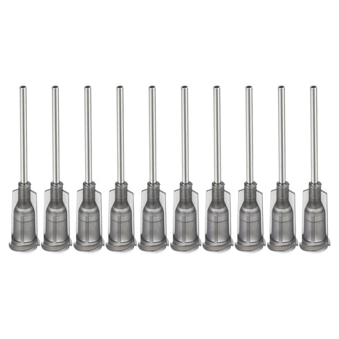 PATIKIL 16Ga x 1 Inch Dispensing Needle Tips, 10Pcs Stainless Steel and Plastic Glue Needle Tube Blunt Tips with Luer Lock for Glue Oil Applicator...