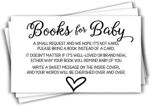 All Ewired Up 50 Gender Neutral Baby Shower Book Insert Request Cards (50-Cards)...