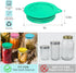 Sophico Silicone Fermenting Lids, Waterless Airlock Fermentation Tops Mason Jar Lid Fermenter Caps for Pickles, Kimchi, and Fermented Probiotic Fo...