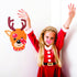 Stickamajigger Stick the Red Nose on the Reindeer Poster Game - Restickable Reusable...